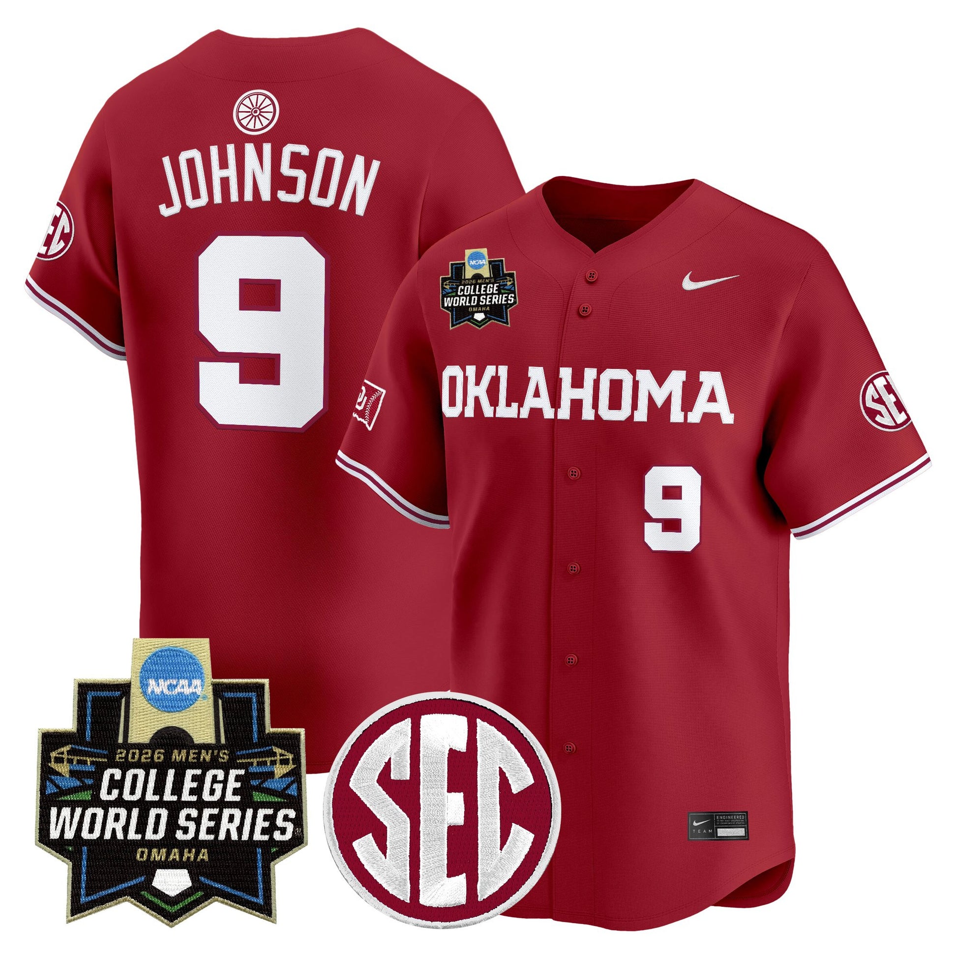 Oklahoma Sooners 2026 World Series Vapor Premier Limited Jersey - All Stitched