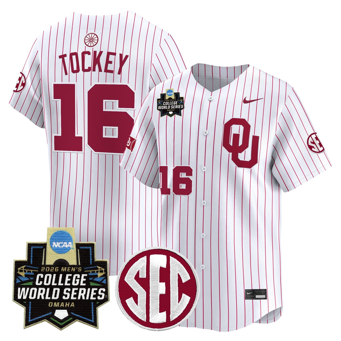 Oklahoma Sooners 2026 World Series Vapor Premier Limited Jersey - All Stitched