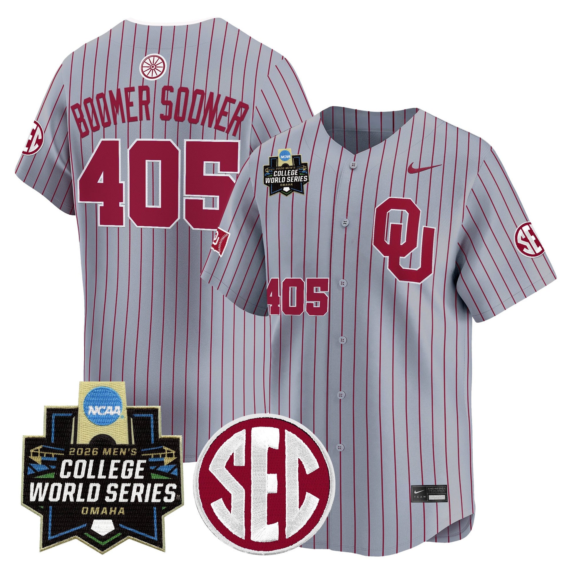 Oklahoma Sooners 2026 World Series Vapor Premier Limited Jersey - All Stitched