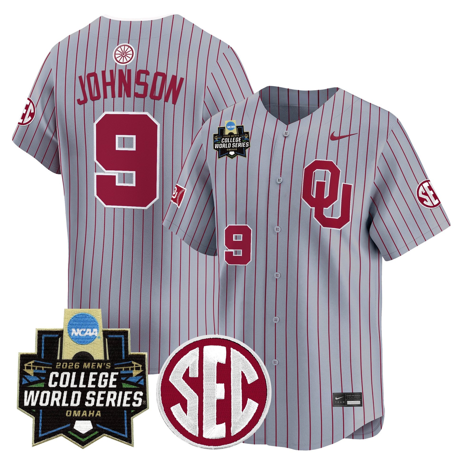 Oklahoma Sooners 2026 World Series Vapor Premier Limited Jersey - All Stitched