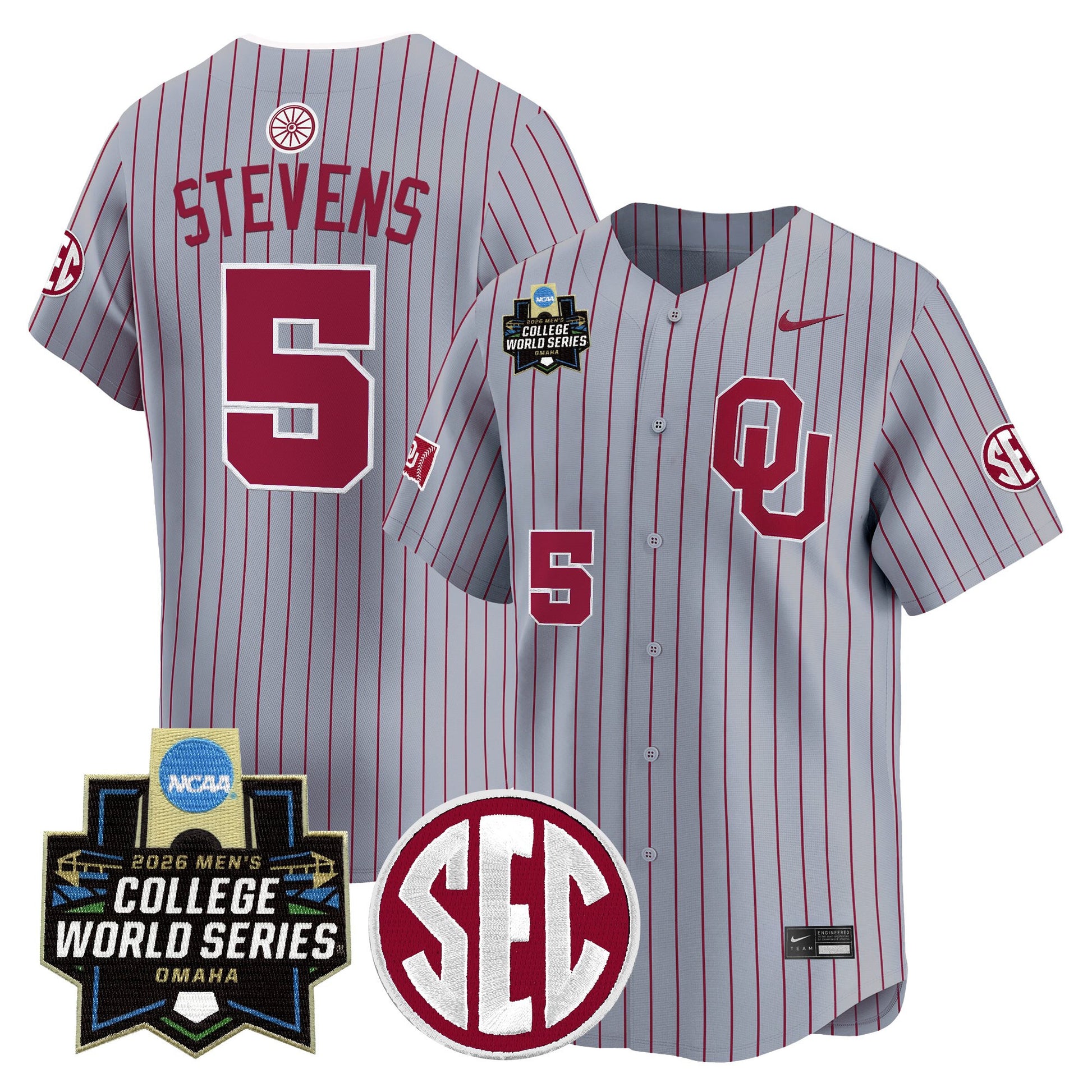Oklahoma Sooners 2026 World Series Vapor Premier Limited Jersey - All Stitched
