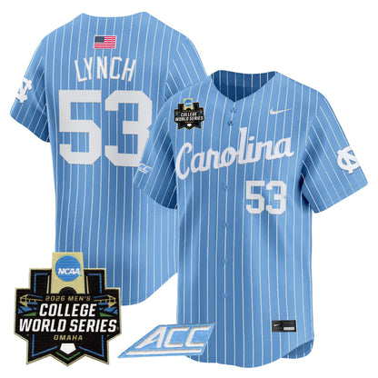 North Carolina Tar Heels 2026 World Series Vapor Premier Limited Jersey - All Stitched