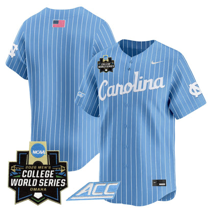 North Carolina Tar Heels 2026 World Series Vapor Premier Limited Jersey - All Stitched