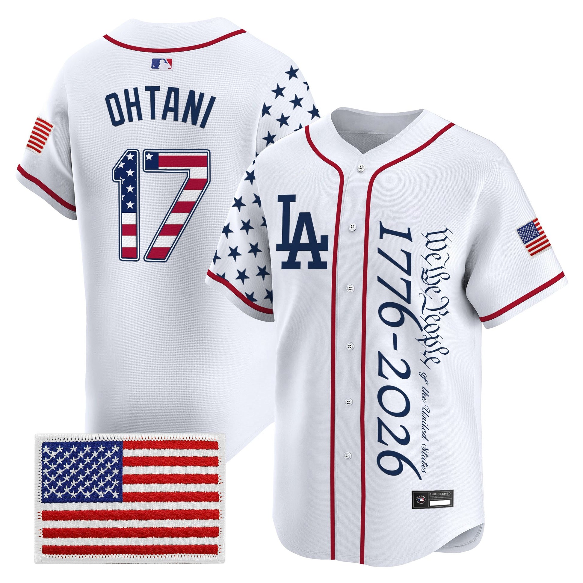 Los Angeles Dodgers "America 250 Edition" Vapor Premier Limited Jersey V2 - Stitched