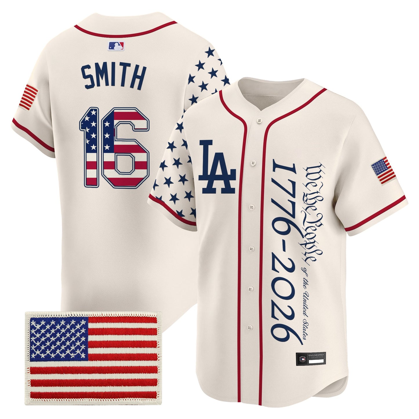 Los Angeles Dodgers "America 250 Edition" Vapor Premier Limited Jersey V2 - Stitched