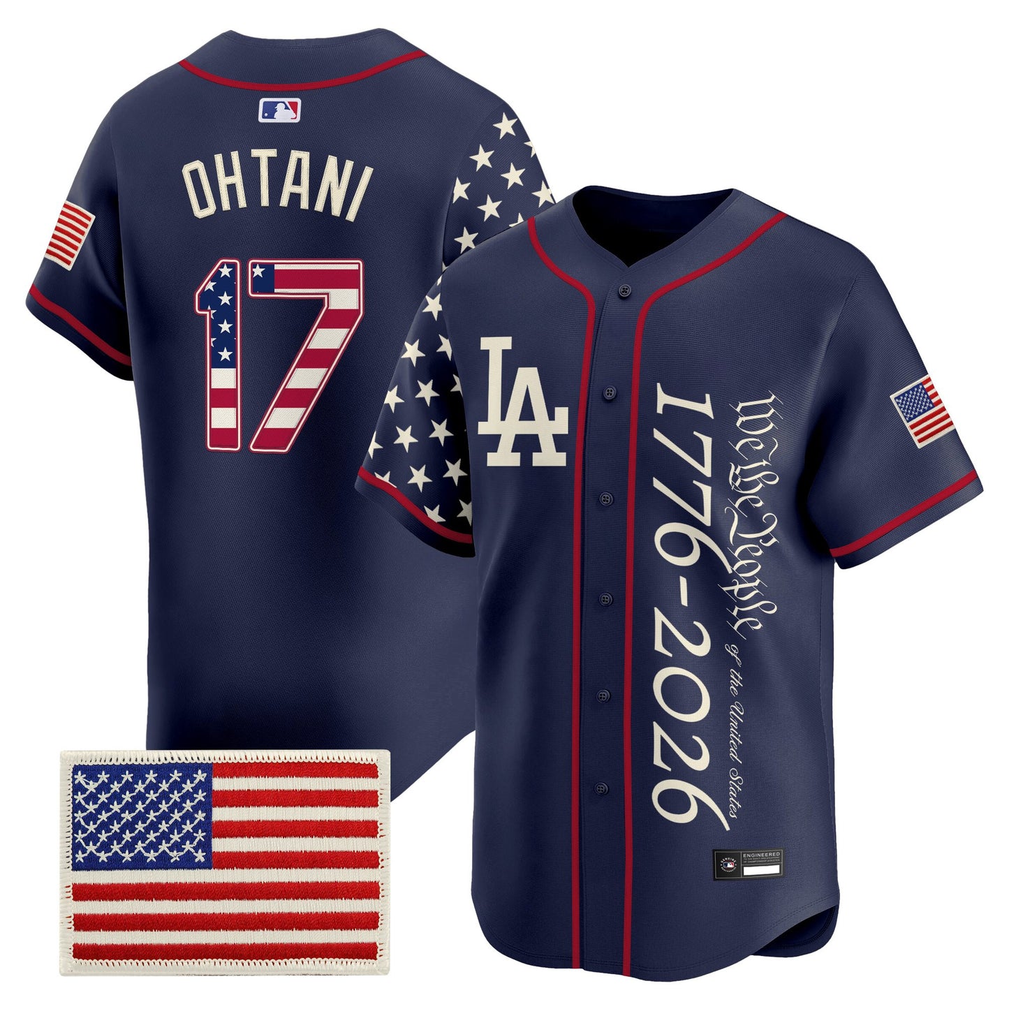 Los Angeles Dodgers "America 250 Edition" Vapor Premier Limited Jersey V2 - Stitched