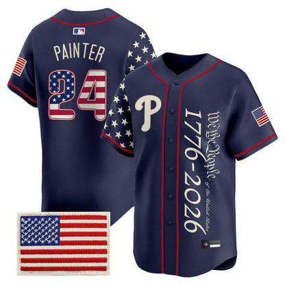 Philadelphia Phillies "America 250 Edition" Vapor Premier Limited Jersey V2 - Stitched