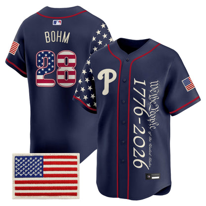 Philadelphia Phillies "America 250 Edition" Vapor Premier Limited Jersey V2 - Stitched