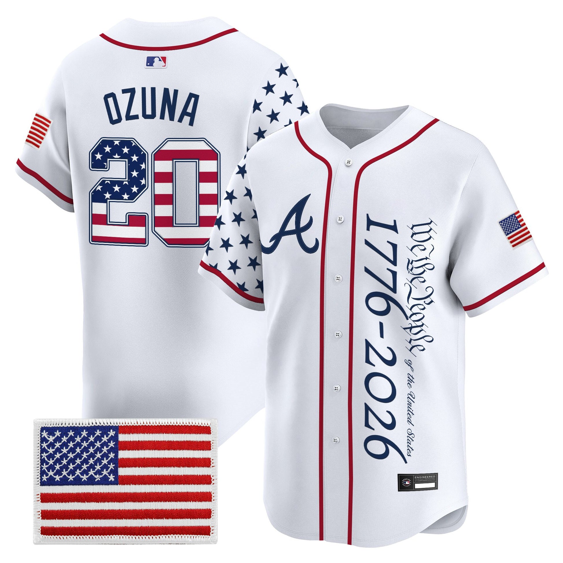 Atlanta Braves "America 250 Edition" Vapor Premier Limited Jersey V2 - Stitched