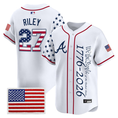 Atlanta Braves "America 250 Edition" Vapor Premier Limited Jersey V2 - Stitched