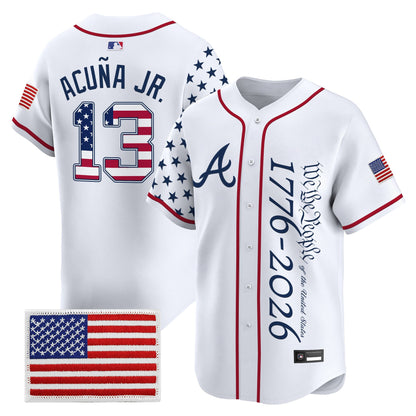 Atlanta Braves "America 250 Edition" Vapor Premier Limited Jersey V2 - Stitched