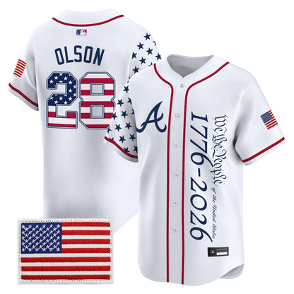 Atlanta Braves "America 250 Edition" Vapor Premier Limited Jersey V2 - Stitched