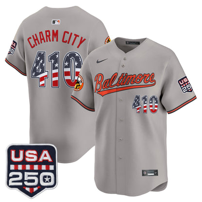 Baltimore Orioles USA 250 Fourth of July Vapor Premier Limited Jersey - All Stitched
