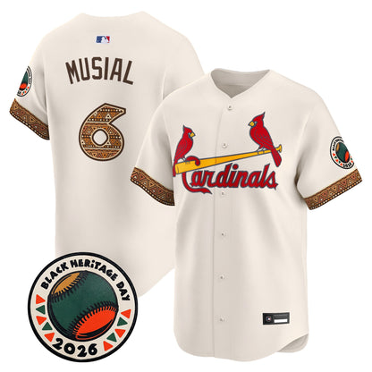 St. Louis Cardinals 2026 Black Heritage Day Vapor Premier Limited Jersey - Stitched