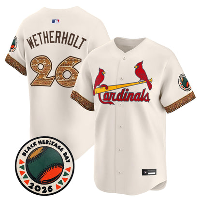 St. Louis Cardinals 2026 Black Heritage Day Vapor Premier Limited Jersey - Stitched