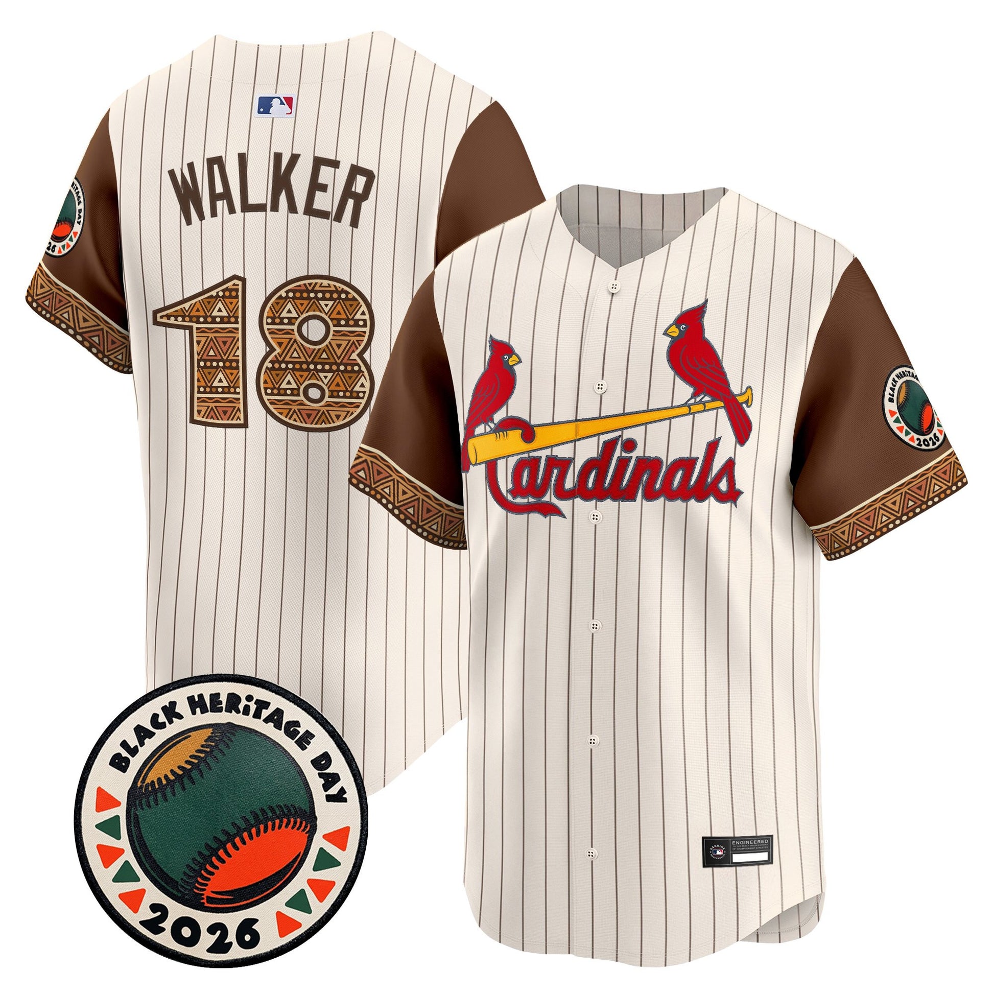 St. Louis Cardinals 2026 Black Heritage Day Vapor Premier Limited Jersey - Stitched