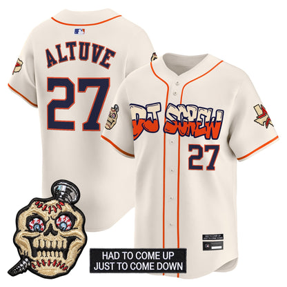 Houston Astros Screwed Up Click Vapor Premier Limited Jersey V2 - All Stitched
