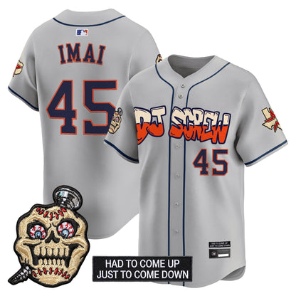 Houston Astros Screwed Up Click Vapor Premier Limited Jersey V2 - All Stitched