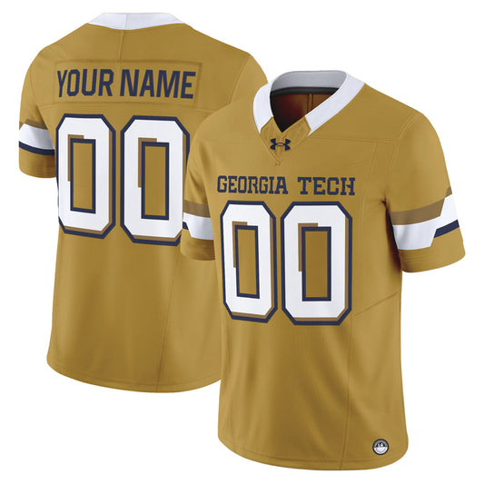 Georgia Tech Yellow Jackets 2026 Vapor Limited Custom Jersey - All stitched