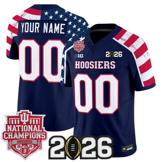 Indiana Hoosiers "America 250 Edition" Vapor Limited Custom Jersey - Stitched