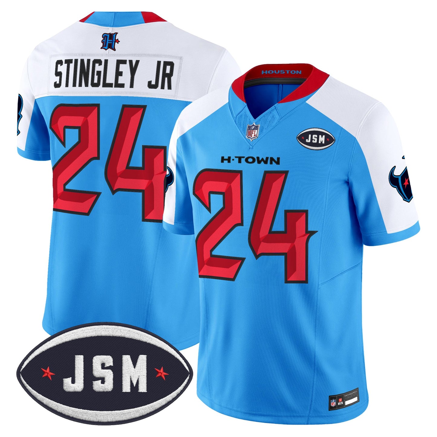 Houston Texan Janice McNair Memorial Patch Vapor Limited Jersey - All Stitched