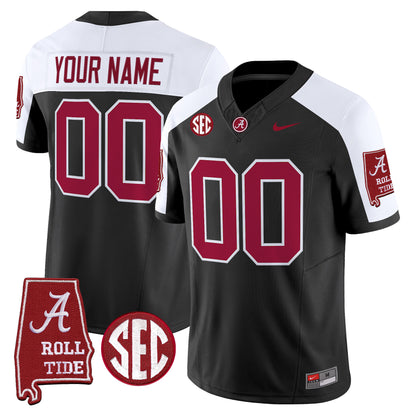 Alabama Crimson Tide 2026 Vapor Limited Custom Jersey - Alabama Map - All Stitched