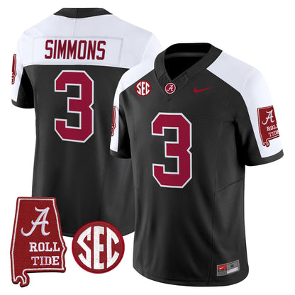 Alabama Crimson Tide 2026 Vapor Limited Jersey - Alabama Map - All Stitched