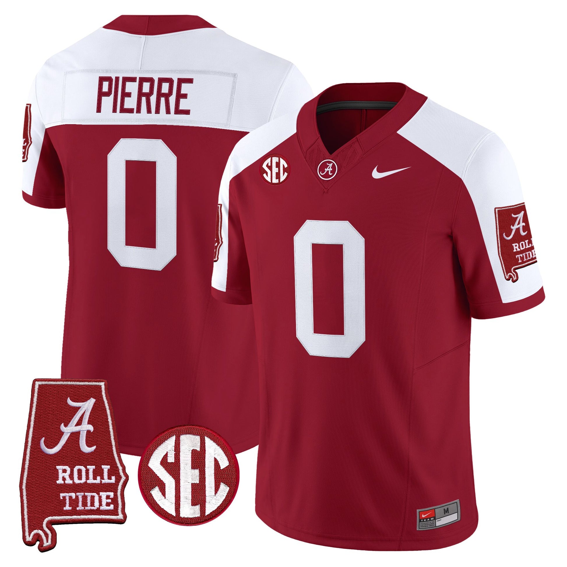 Alabama Crimson Tide 2026 Vapor Limited Jersey - Alabama Map - All Stitched