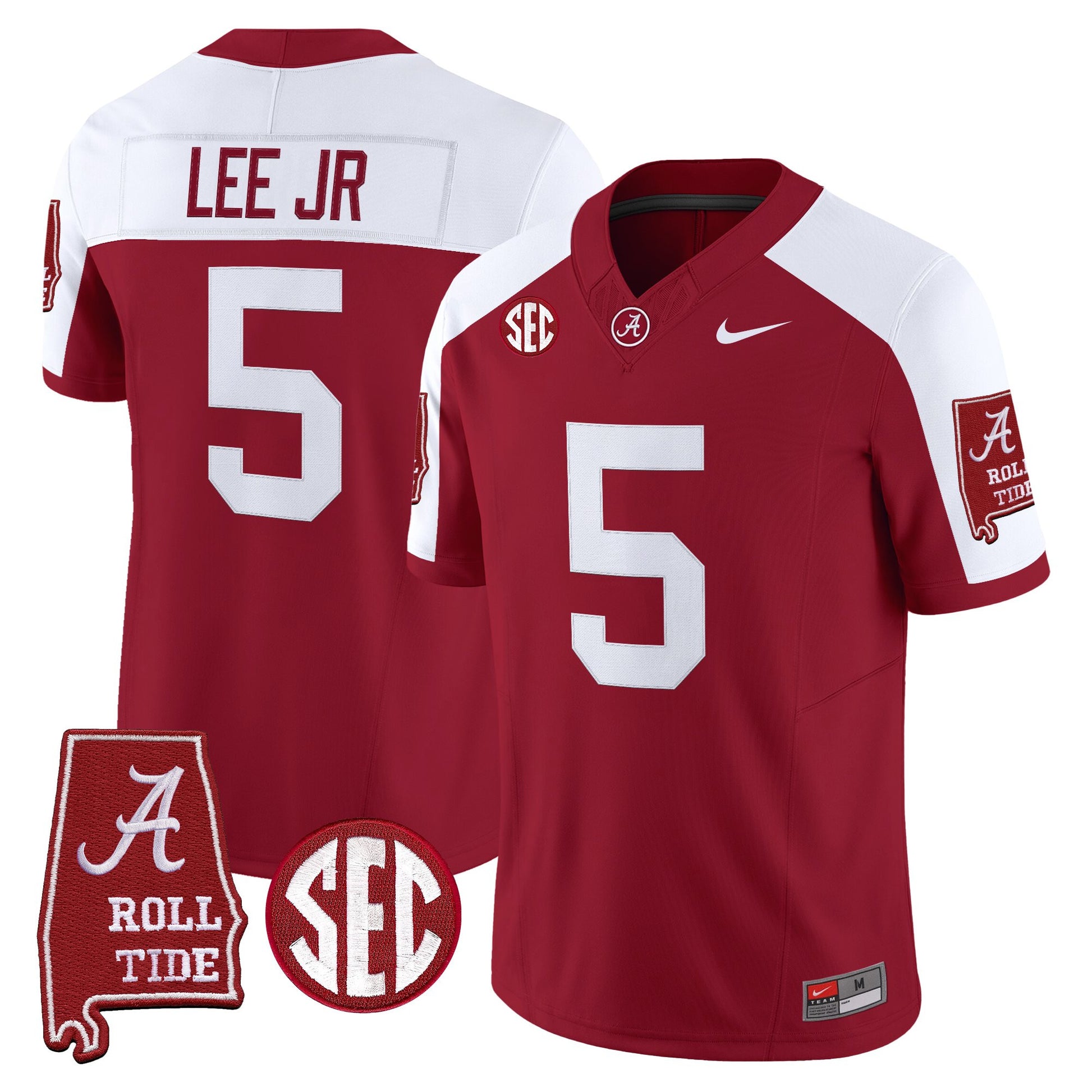 Alabama Crimson Tide 2026 Vapor Limited Jersey - Alabama Map - All Stitched