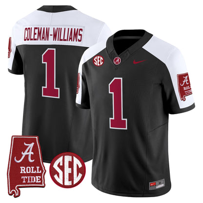 Alabama Crimson Tide 2026 Vapor Limited Jersey - Alabama Map - All Stitched