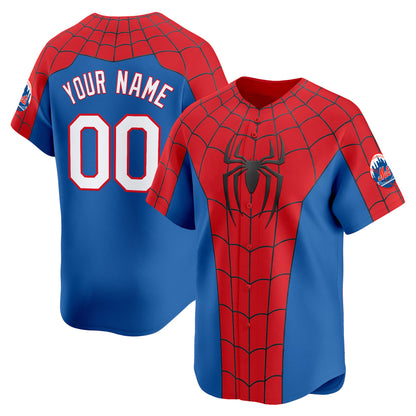 New York Mets x Spider Man Brand New Day Vapor Premier Limited Custom Jersey - Stitched