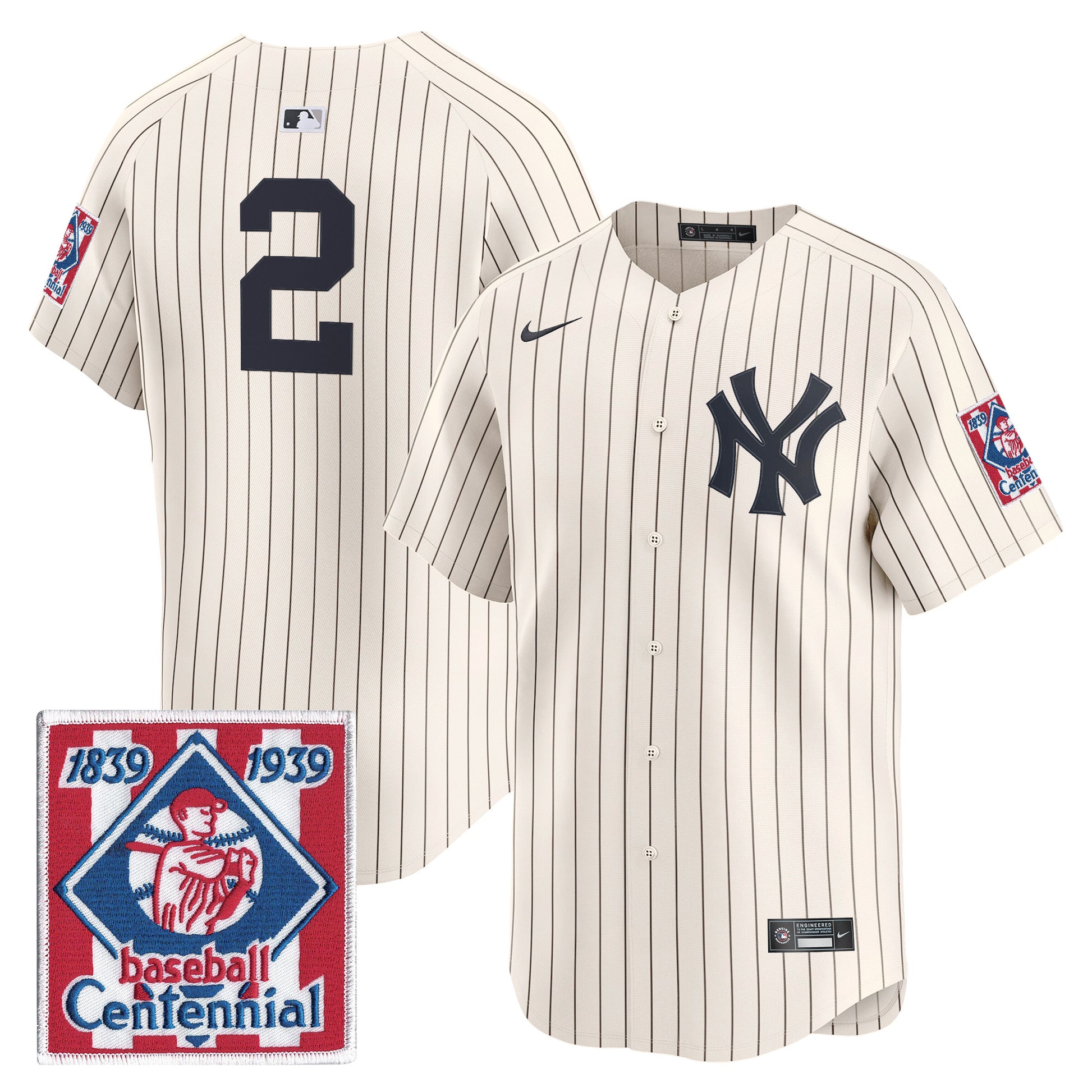 New York Yankees 2026 Field of Dreams Vapor Premier Limited Jersey - No Name on Back - All Stitched
