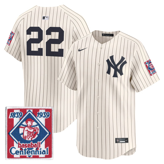 New York Yankees 2026 Field of Dreams Vapor Premier Limited Jersey - No Name on Back - All Stitched