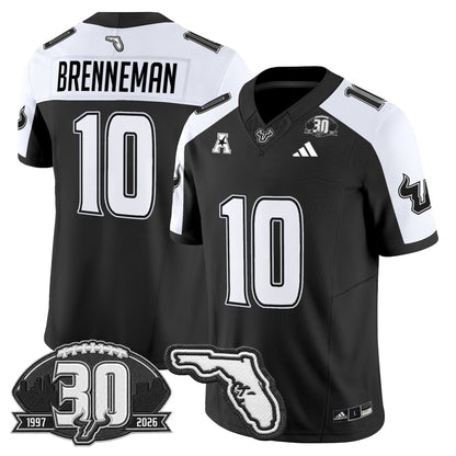 Men's South Florida Bulls 30th Anniversary Patch Vapor Limited Jersey - All Stitched