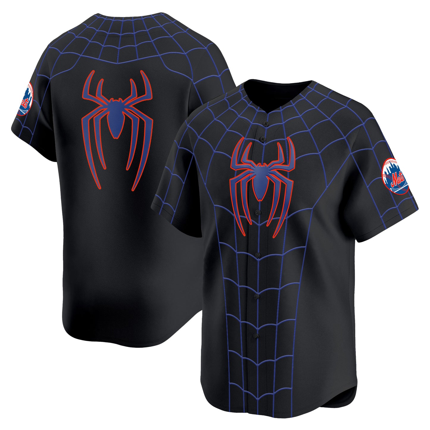 Men's New York Mets x Spider Man Brand New Day Vapor Premier Limited Jersey - Stitched