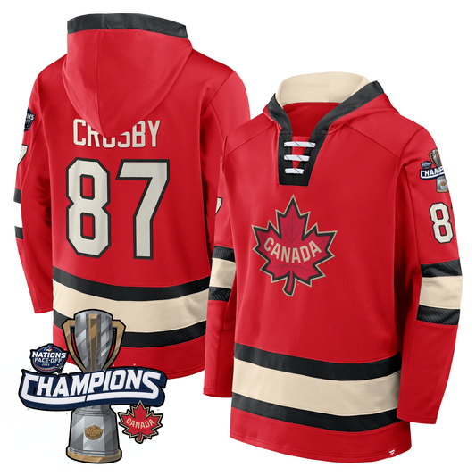 Canada 2025 4 Nations Face-Off Champions Hoodie-NQD