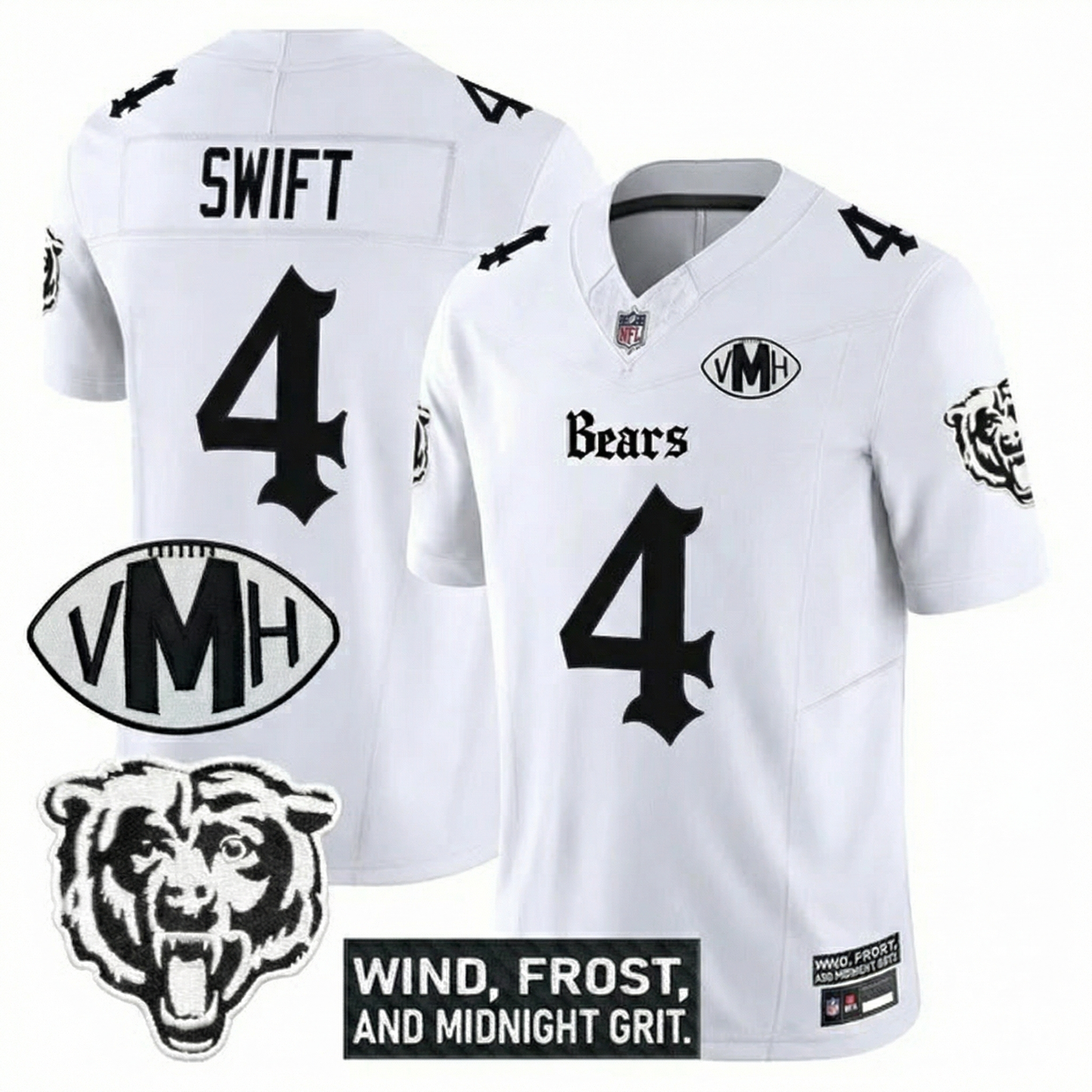CHI 'Gothic Midway Legacy' VMH Tribute Patch Vapor Limited Jersey - All Stitched