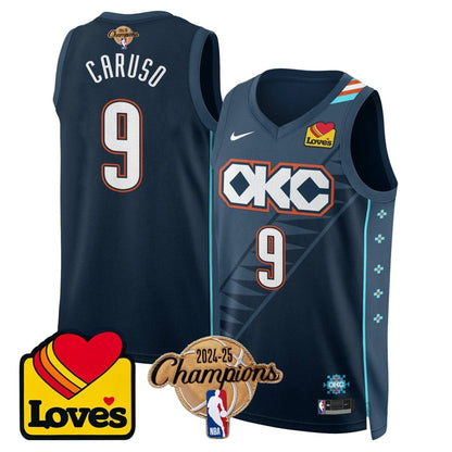 OKC 2024-25 Champions Jersey - All Stitched
