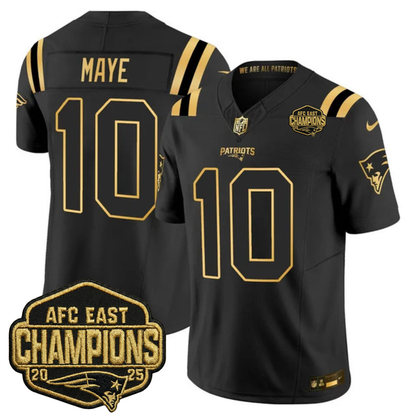 NE AFC East Champions Patch Vapor Limited Jersey - All Stitched n3