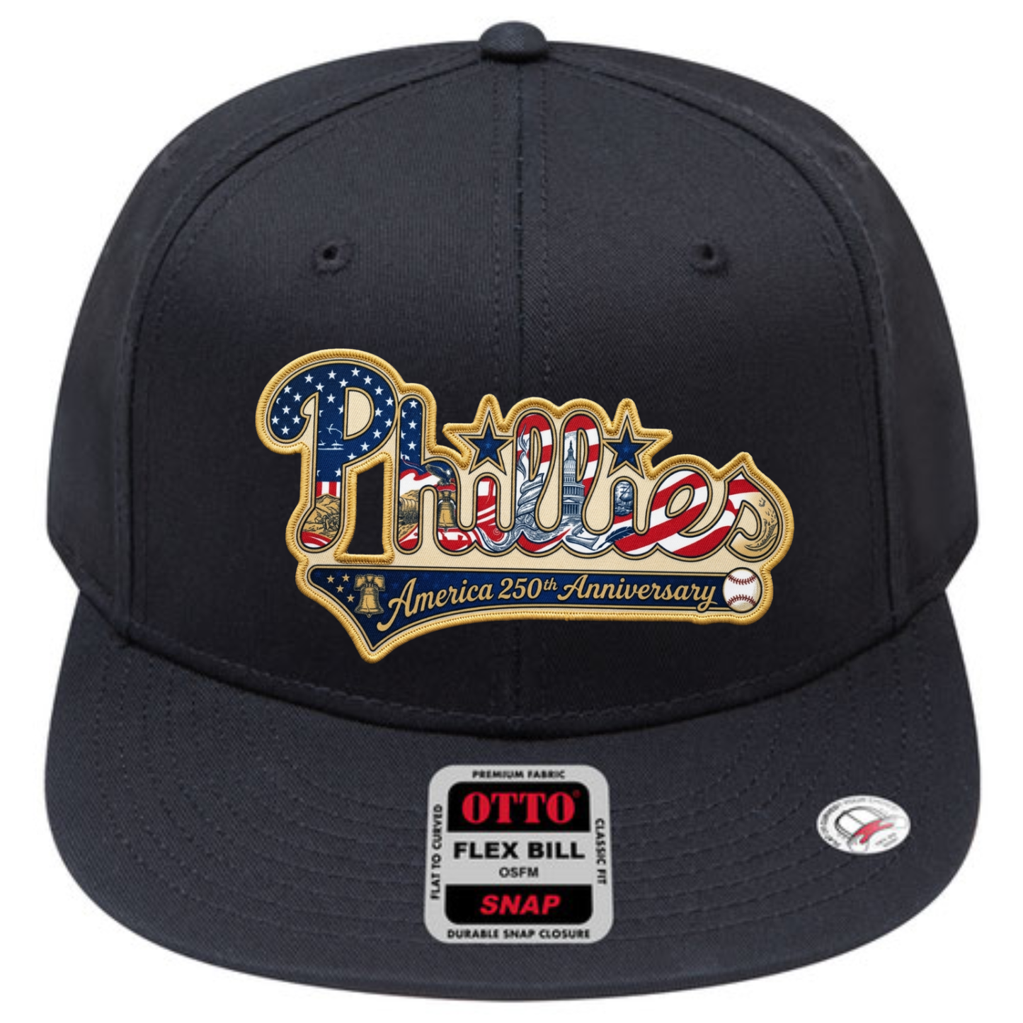 PHI 2026 Independence Day Snapback Cap - Embroidered