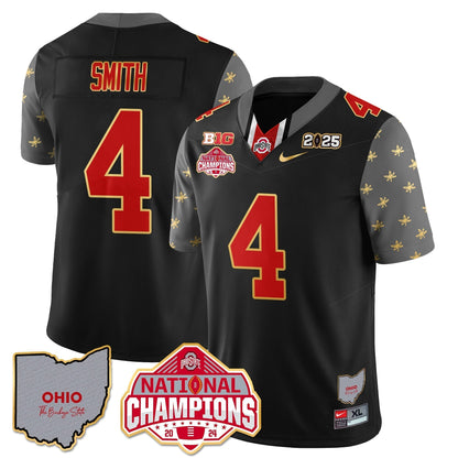 OSU 2025 CFP Patch - National Champions Gold Jersey - All Stitched