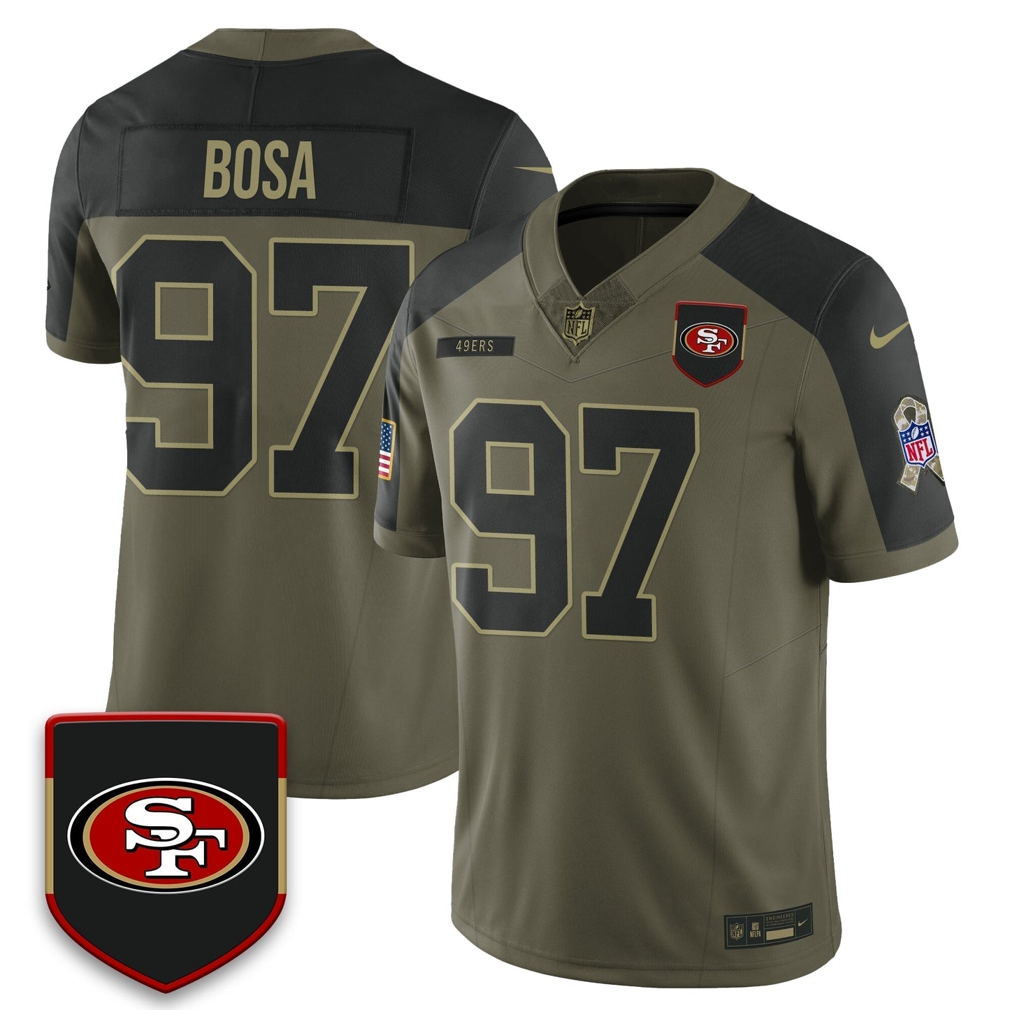 SF 2025 Salute to Service Limited Jersey - Stitched-NQD