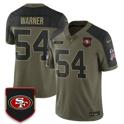 SF 2025 Salute to Service Limited Jersey - Stitched-NQD