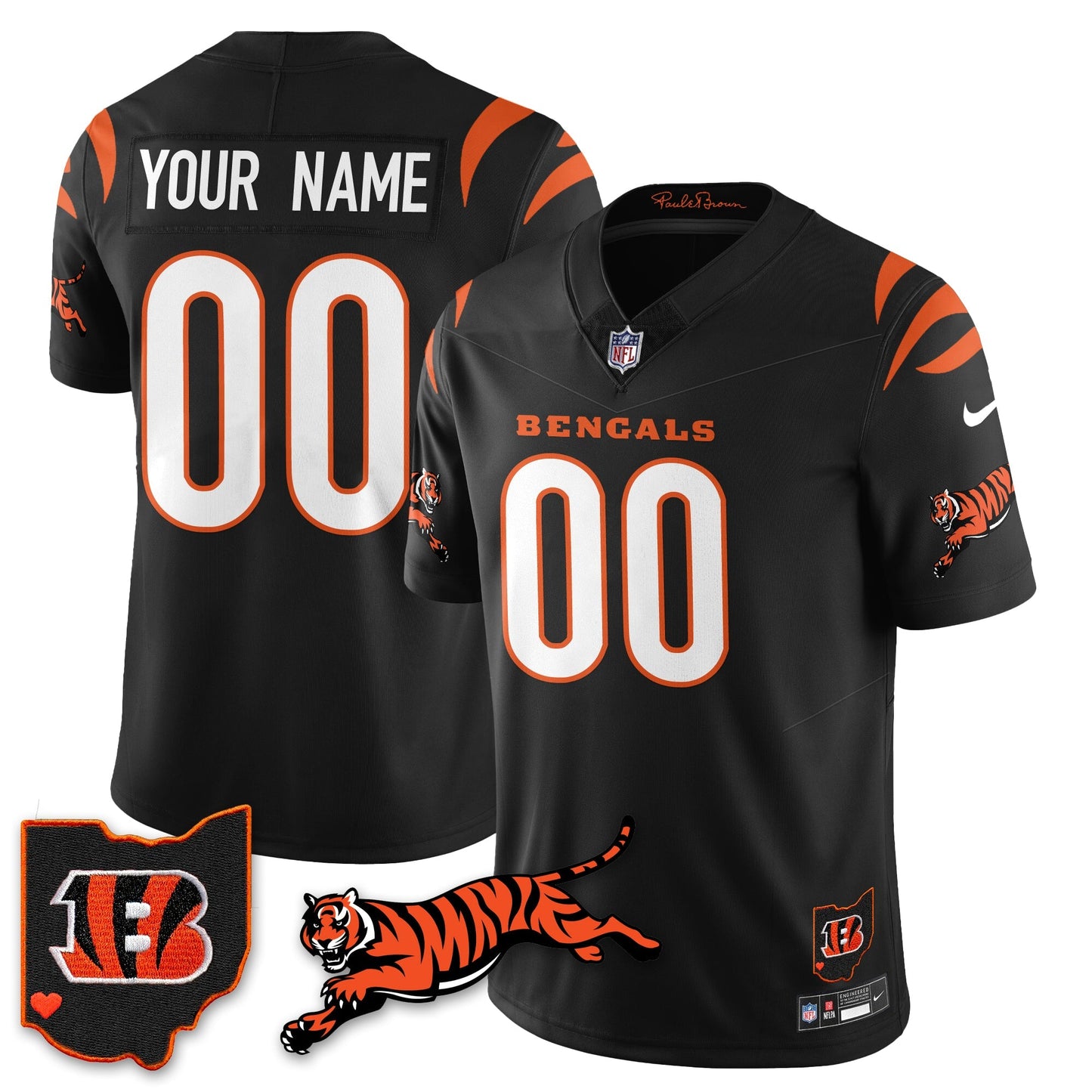 Custom CIN Vapor F.U.S.E. Limited Jersey N1 - All Stitched