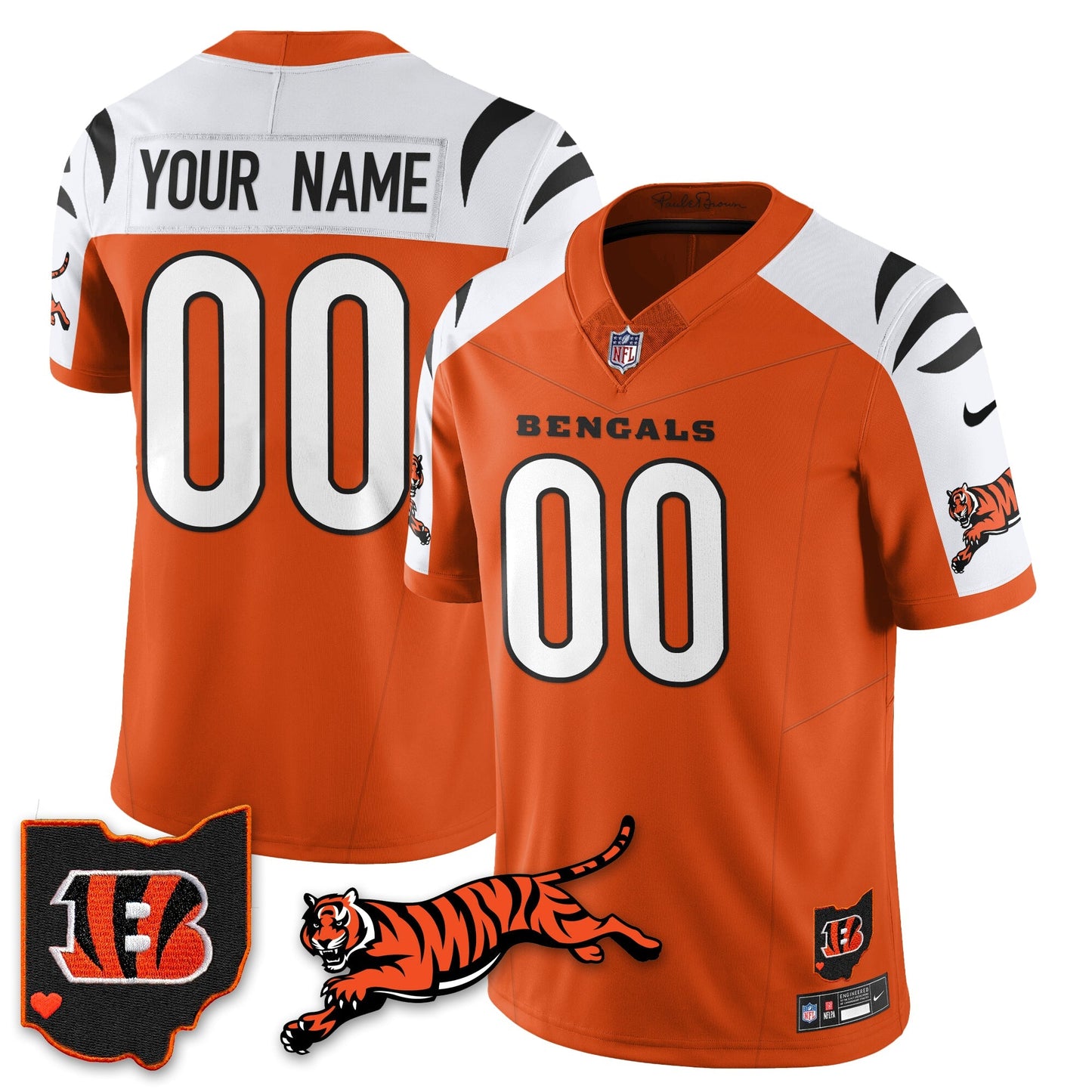 CIN Vapor F.U.S.E. Limited Jersey N1 - All Stitched