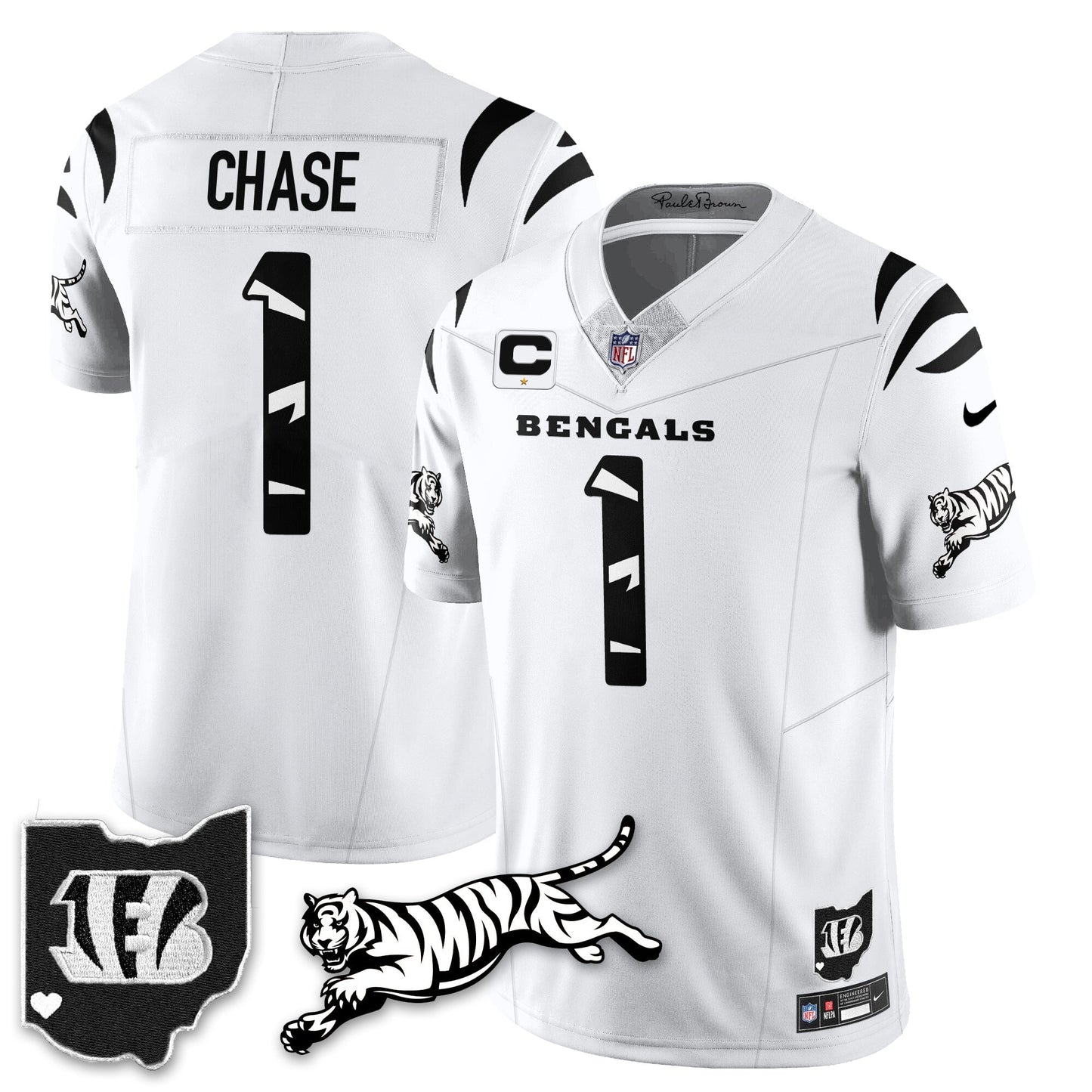 CIN Vapor F.U.S.E. Limited Jersey N1 - All Stitched