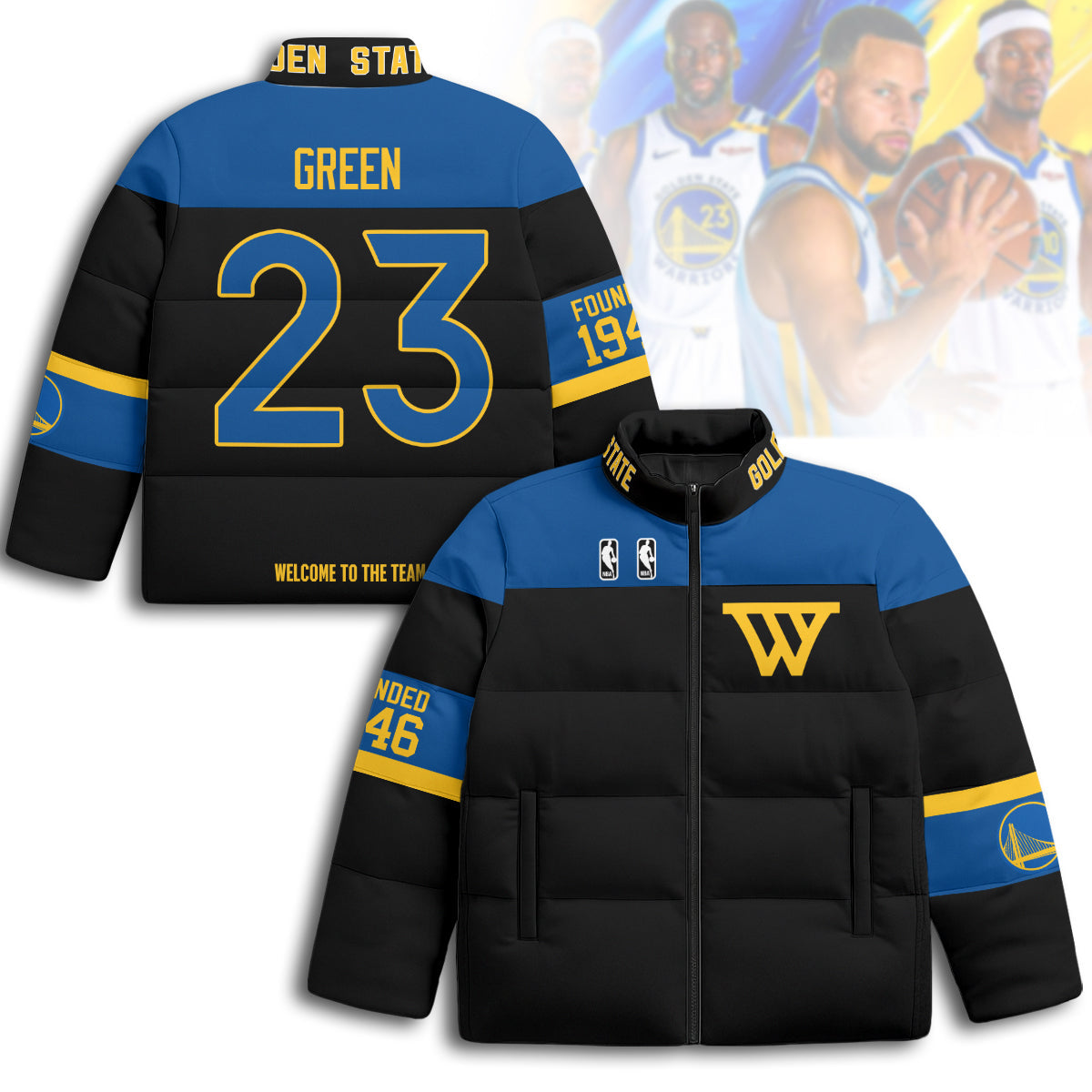 GSW Unisex Puffer Jacket