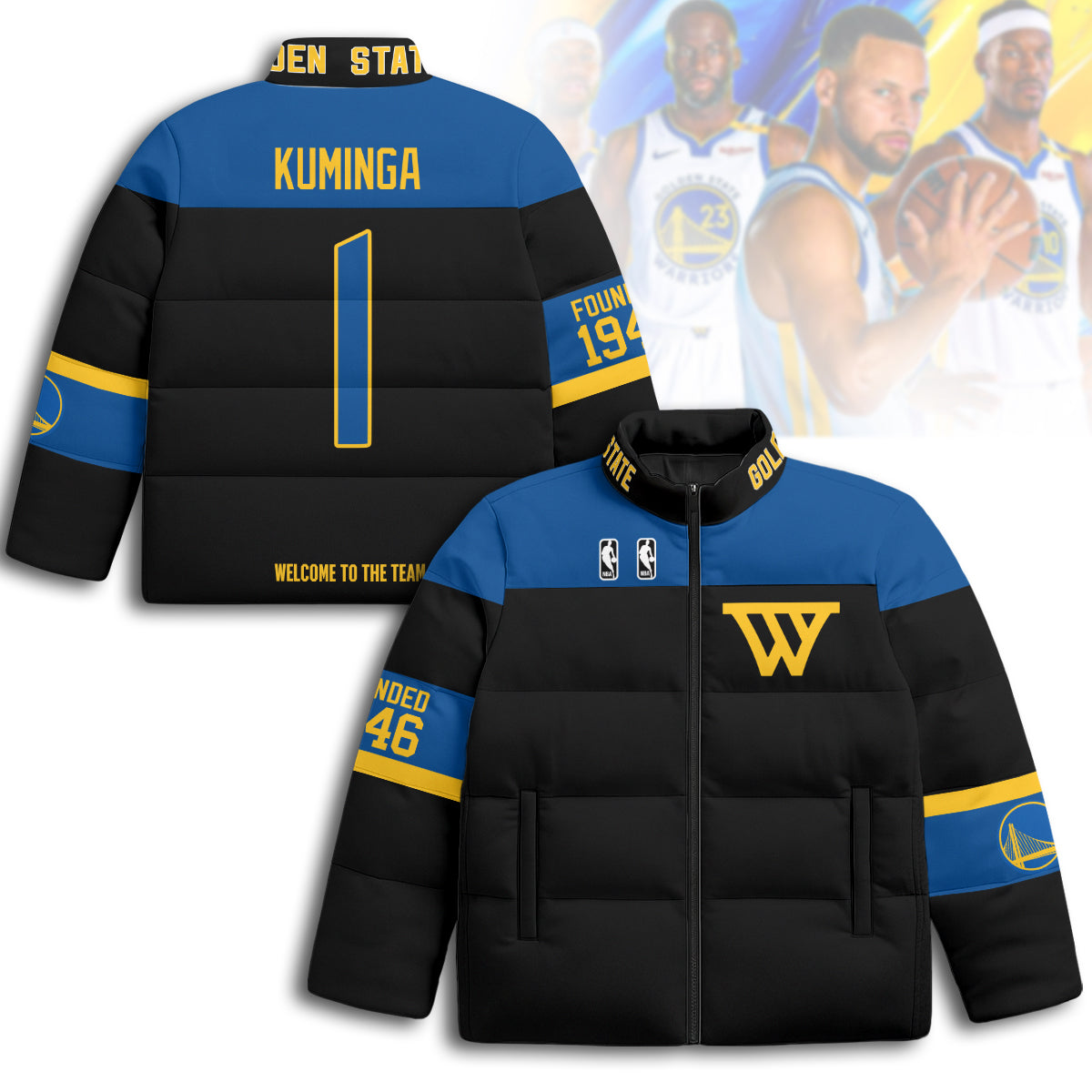 GSW Unisex Puffer Jacket