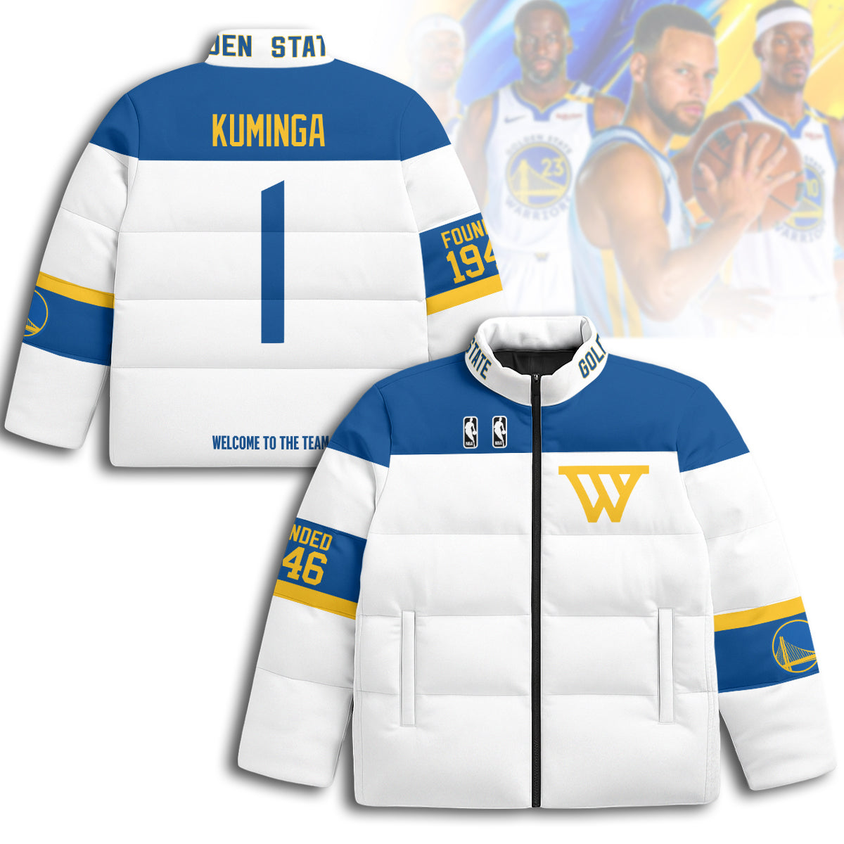 GSW Unisex Puffer Jacket