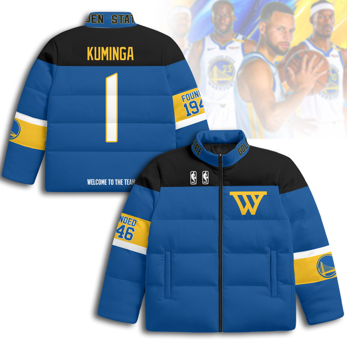 GSW Unisex Puffer Jacket